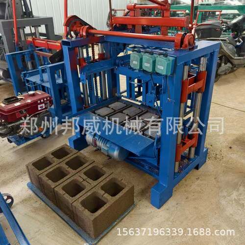 小型全自动制砖机免托板空心水泥砖机免烧水泥砖机配件砌块成型机