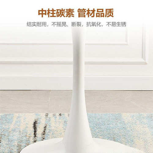 接待圆桌休闲洽谈桌椅现代家用阳台卧室简约郁金香奶茶餐桌茶几