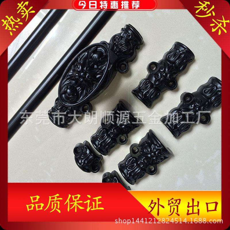 供应法式天地锁,仿古黑色天地锁,雕花复古长杆锁仿古锁