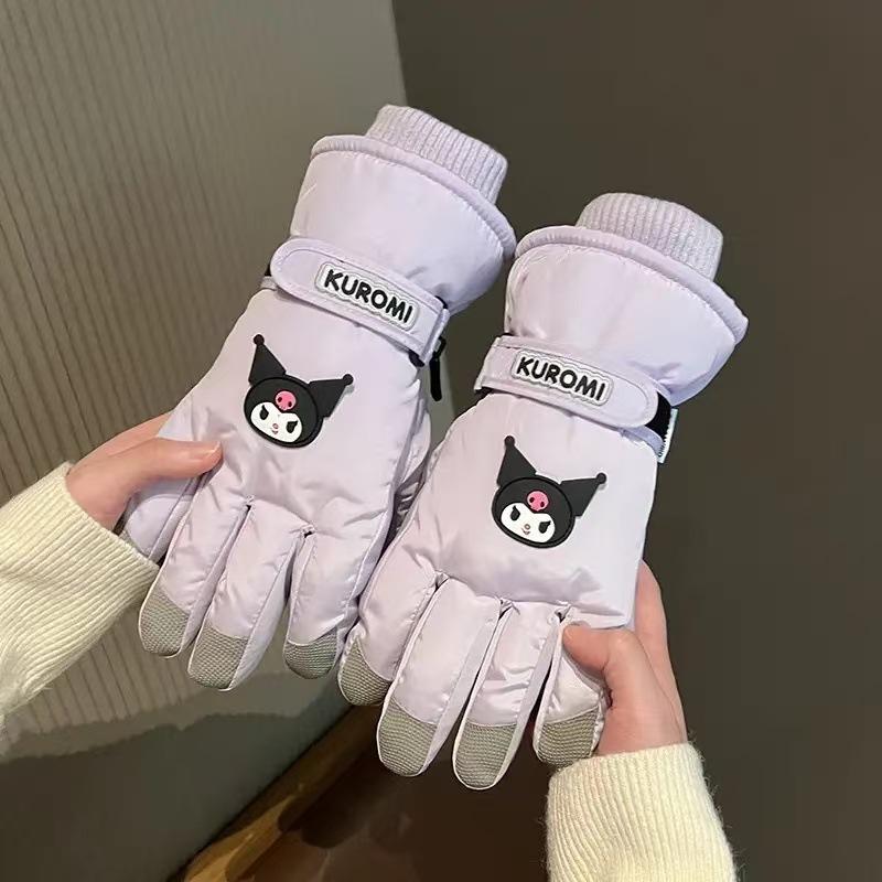 滑雪手套女士秋冬加厚滑雪手套
