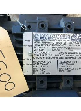 意大利CME交流异步电机三相电机CMER63a/2扁平电机