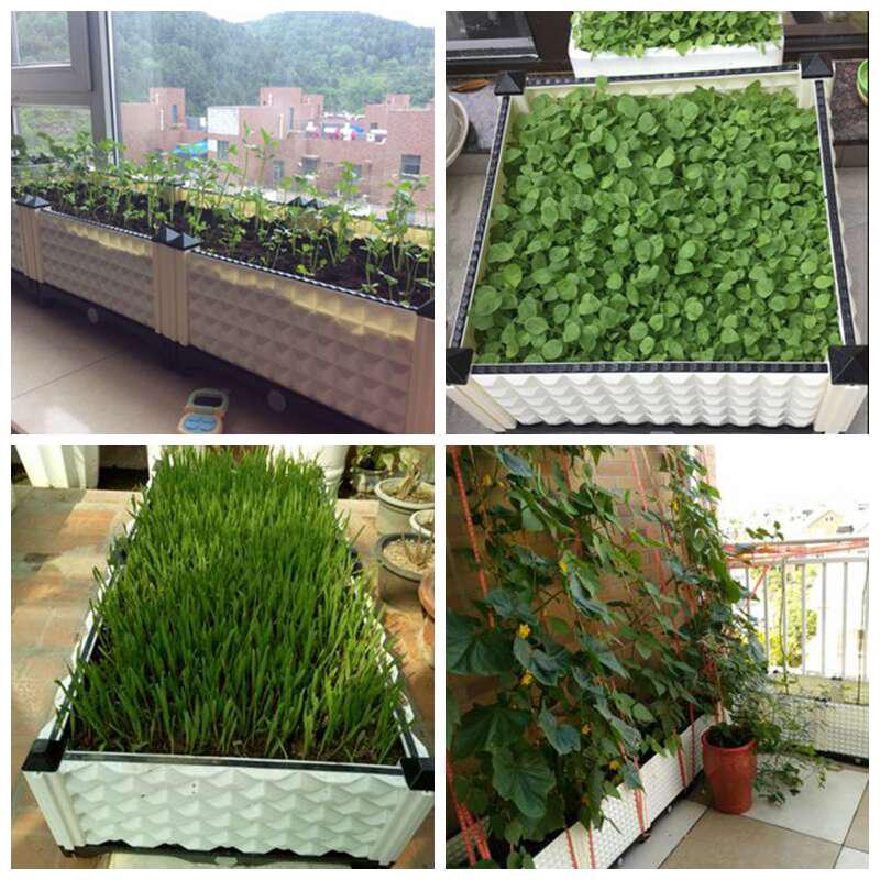 家用蔬菜种菜盆阳台长方形特大室外种植箱种菜箱家庭塑料花盆花槽