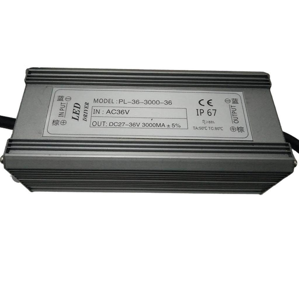 质保3年 终身维护 10串100W AC36V输入电压 低压工矿灯LED驱动