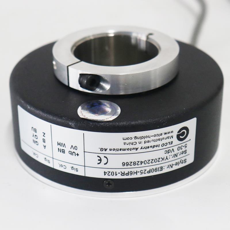 ZKP9025-001G-2500BZ2-5L 大空心轴编码器光电旋转增量式编码器