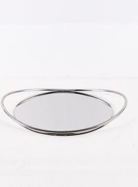 代现轻奢法式钢不锈托盘件桌面茶摆几收纳置物盘家居客厅卧室XP-1