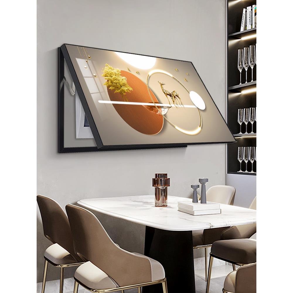 电表箱装饰画免打孔大尺寸配电箱电闸箱遮挡挂画电盒子空开箱壁画