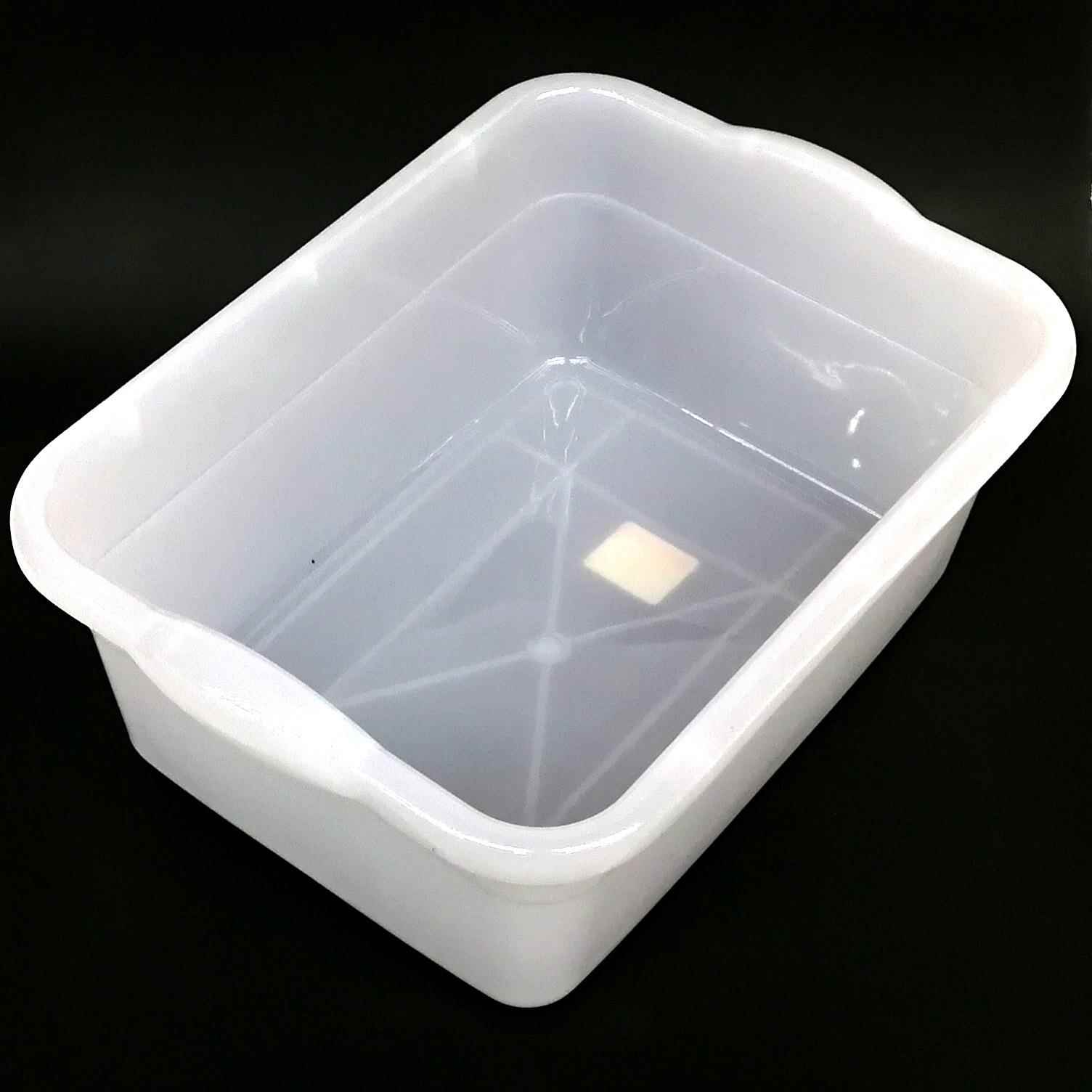 加厚家用pp塑料洗菜收纳盆耐摔加深抗压冷冻塑料方形盆长方形冰盆