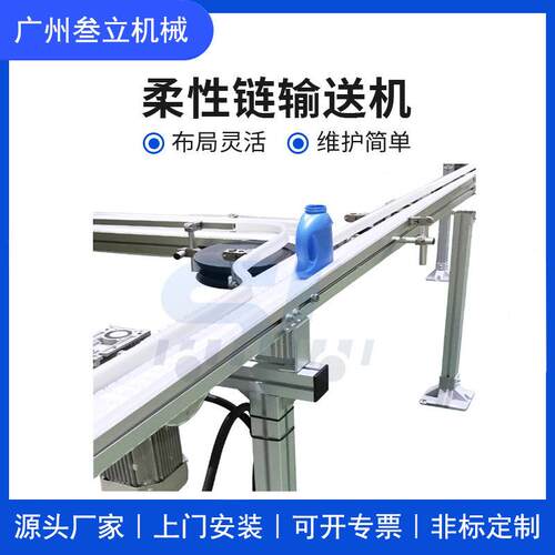 环形输送机输柔性链输送线板送设备螺旋输送机铝合金自动SL-SSX输