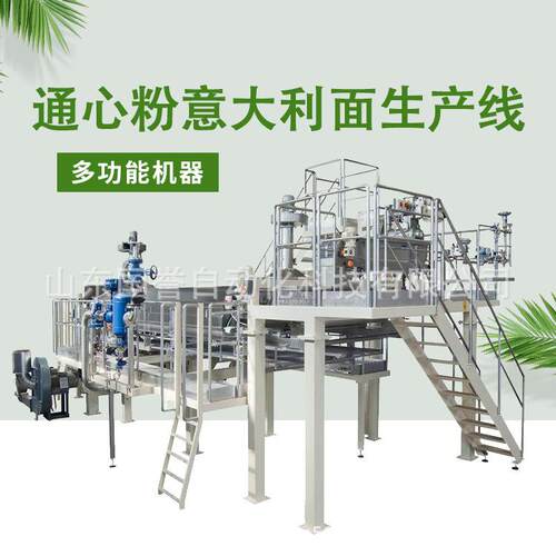 出口意大利面设备 斜切通心粉生产线 果蔬贝壳面加工设备