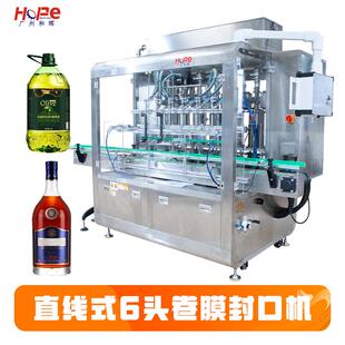 全自动伺服灌装 机面霜洗发水洗衣液蜂蜜膏液体 机伺服齿轮泵灌装