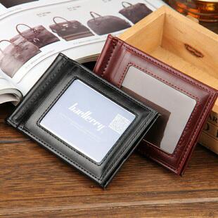 men 夹币包钱包男 free wallet bag package card shipping purse