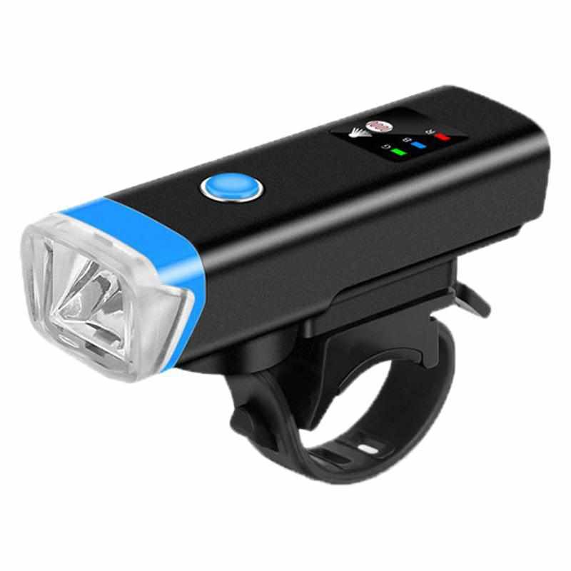 自行车灯前灯智能夜骑强光手电筒骑行装备长续航山地车车灯配件