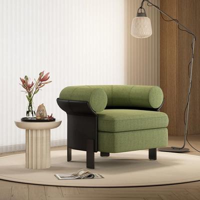 minotti单人沙发设计师休闲单椅意式轻奢极简椅子客厅样板房躺椅