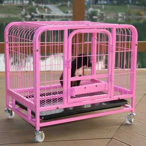 狗笼子批发中小型犬加粗宠物笼子折叠加密猫笼带厕所天窗厂家批发