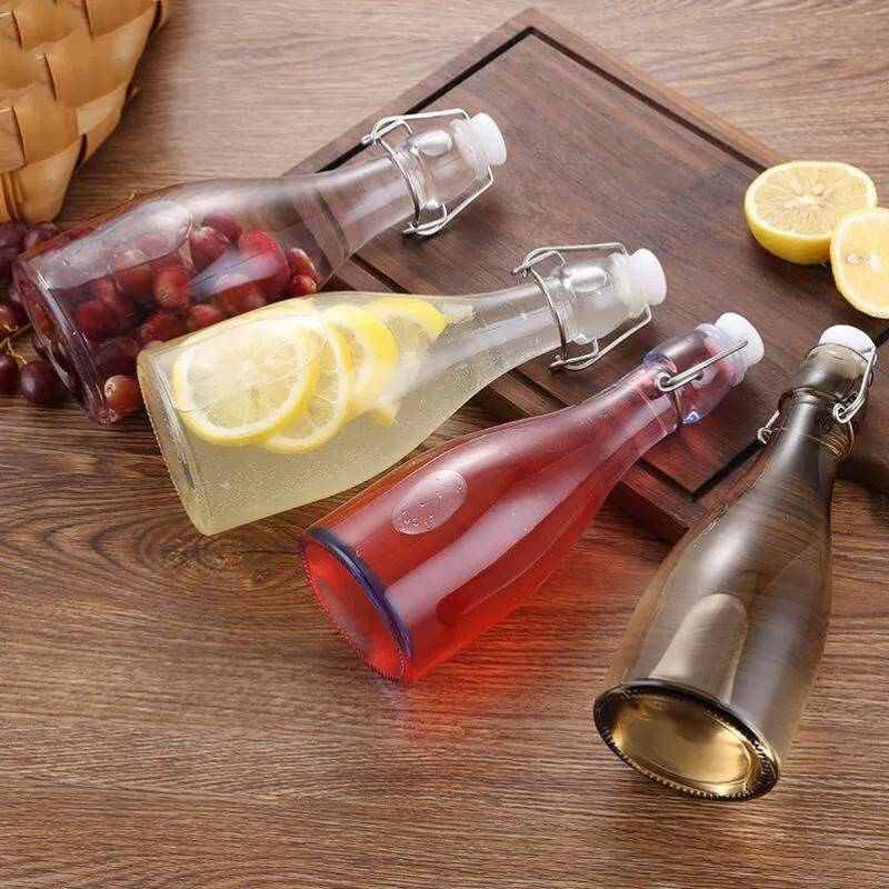 喜碧Scybe酒瓶空瓶家用泡酒玻璃瓶泡酒容器酒壶油壶温顿500ml