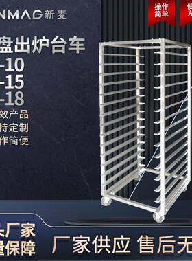 SINMAG新麦R2-10/15/18厨房烘焙设备双盘旋转炉专用搭配出炉台车