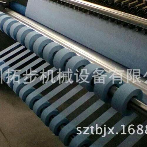厂家直销山东青岛热切分条机南通布料直条切边机热切机特种开边机