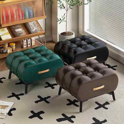 踏试鞋凳换沙鞋DTY凳门厅软矮凳洗脚凳脚包凳子茶几小凳子发凳