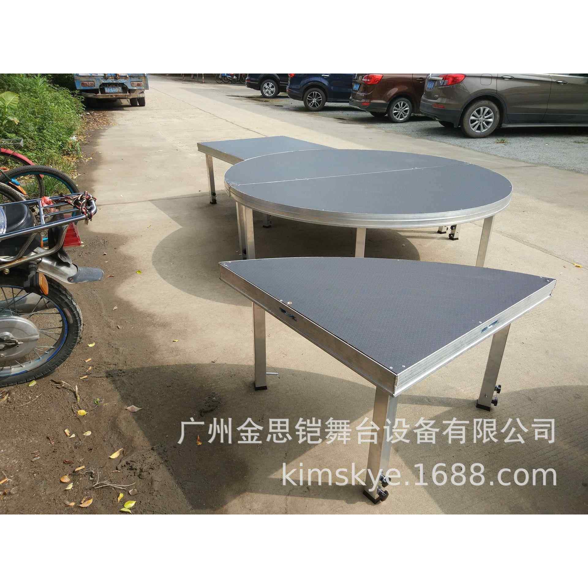 婚庆圆形婚庆舞台架小型活动铝合金拼装圆舞台演出舞台厂家