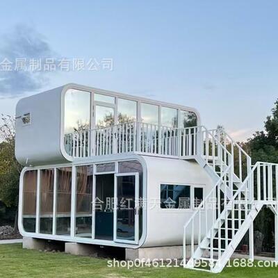露营度假景观酒店星空房旅游景区营地住人集成房屋网红箱房苹果舱