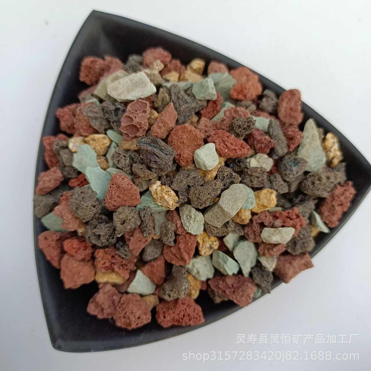 绿多 石彩虹盆栽 虹彩厂家肉用石石合一多山石河北火彩虹沸石