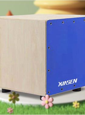 卡鼓箱学鼓实木坐鼓箱JQN打击器儿童初宏者手拍卡洪乐鼓拍箱吉他