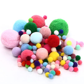 玩具1-6岁棉球创意早教毛绒球彩色儿童分类婴儿女生圣诞颜色宝宝