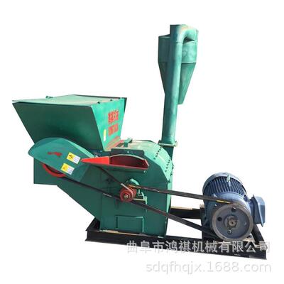 江西自动进料瓜秧粉碎机 饲料加工粉碎机 鸿祺机械花生秧粉碎机