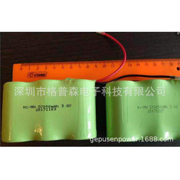 1号电池组 3.6V 9000mah/9500mah 镍氢/镍铬 D型充电电池组