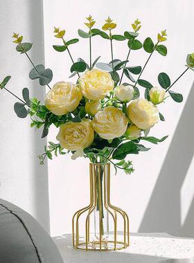 家里客厅防真花高花室内花高真彷花放的花装饰花摆设摆件装饰落地