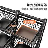 厨房蔬菜置物架落地多层菜篮子杂物收纳篮客厅零食收纳展示架货架