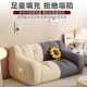 网红卧室小沙发榻榻米座椅懒人沙发可躺可睡布艺沙发小户型出租房