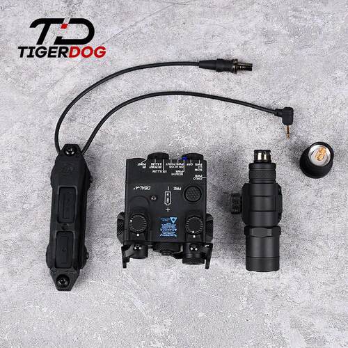 TigerDog户外战术手电筒M300B/DBALA2绿激光双切鼠尾套装无IR爆闪