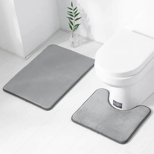 HouseHold batHroom carpet floor mat toilet floor mat flannel