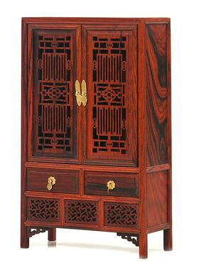 仿红PBV木工艺礼品摆件模红酸枝微缩微型古明清小家具型摆椅子花