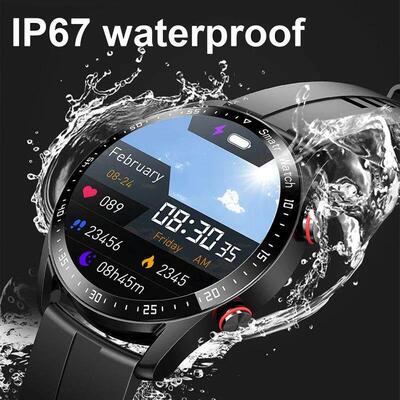 ECG+PPG Bluetooth Call Smart Watch Men Laser Health Blood P
