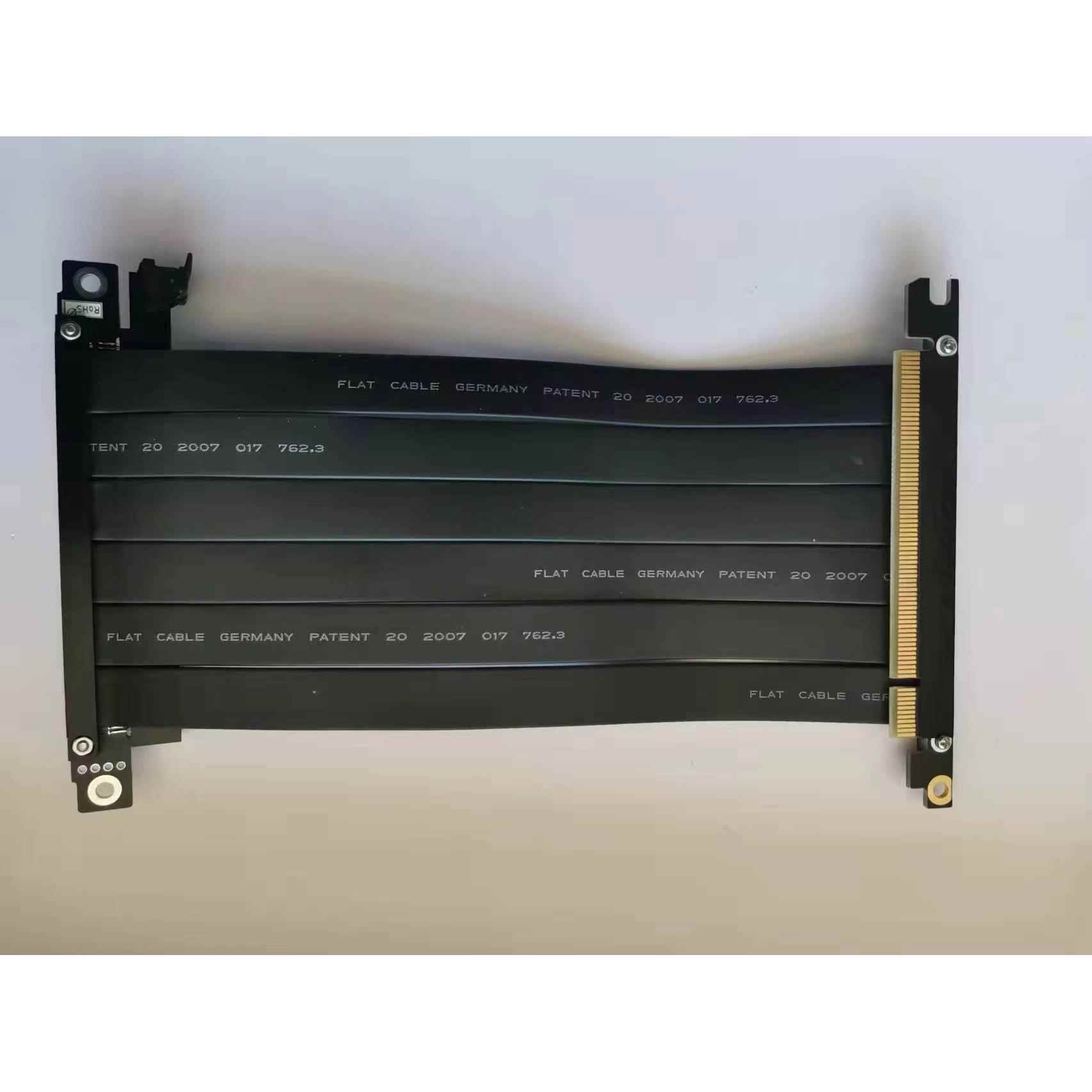 PCI-E3.0转接延长线pcie16x公母加长连接双反用itx90度竖装TT180