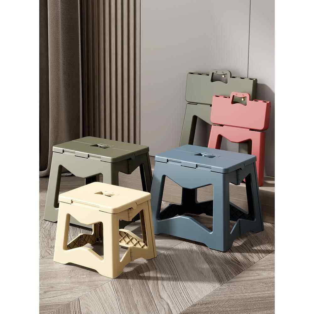 户外便携式折叠凳子塑料小板凳成人家用省空间换鞋凳儿童简约马扎