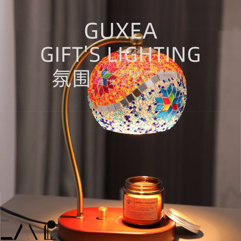 GUXEA床头灯香薰美式生日写字灯)