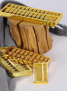 铜算盘摆件挂件铜钥匙扣铜算盘镀金算盘家居铜器工艺品