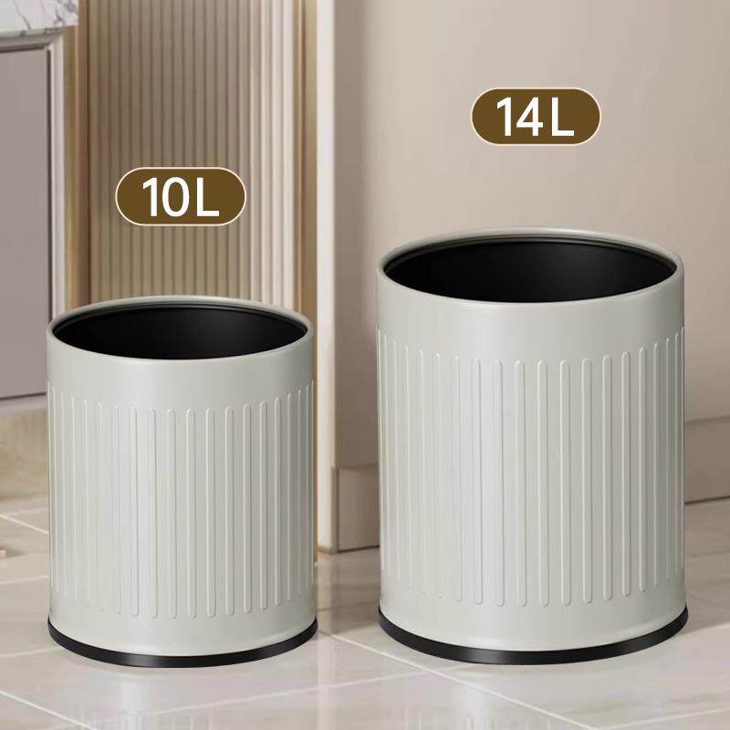 加厚垃圾桶家用客厅现代简约网红轻奢大号卧室卫生间厨房无盖双层