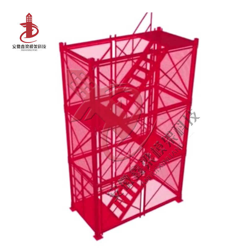 笼安全梯笼爬梯安全厂家施工 桥梁安全梯定制 笼施工笼梯 组合式