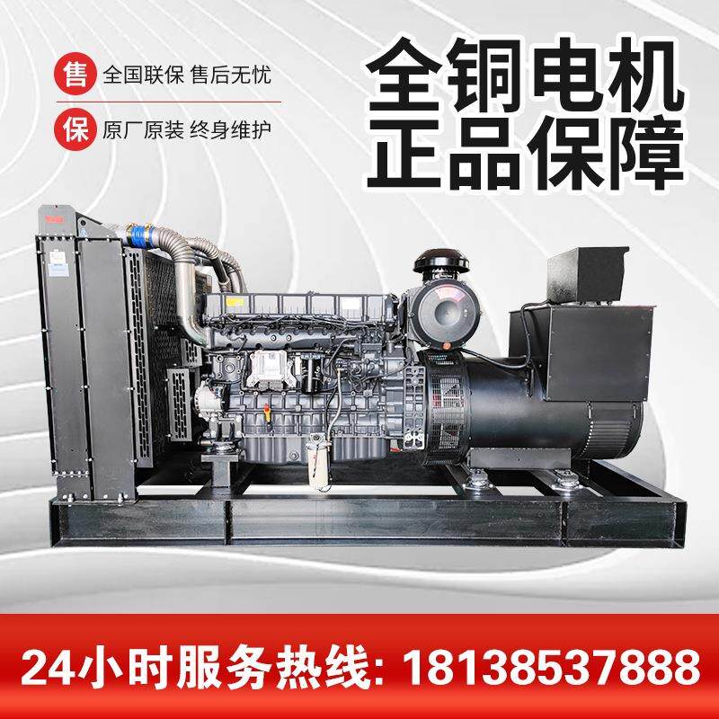 300千瓦上柴柴油发电机组6ETAA11.8-G31国三发动机无刷备用发电
