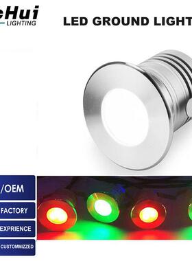 DMX512内控水底灯景观地埋灯3W水下灯七彩RGB景光灯全彩led泳池灯