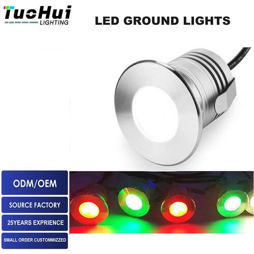 DMX512内控水底灯景观地埋灯3W水下灯七彩RGB景光灯全彩led泳池灯