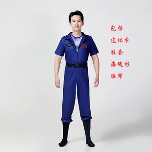 正品成军事表会演学生运动服飞行员表演服装男女天员航航空制人服