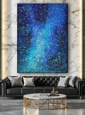 现代装饰画轻奢高级立体璀璨星河星空亚克力水钻实物装置艺术挂画