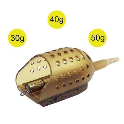 30g/40g/50g Carp Fishing Bait Feeder Cage Sinker Trap