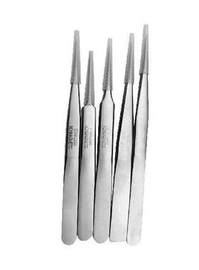 5 Pieces Watch Tweezers Maintenance Lightweight Steel