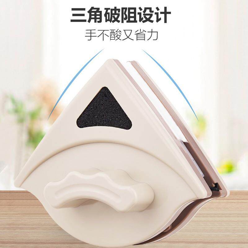 擦玻璃神器高楼擦窗户双面双层高层强磁家用清洁刷器刮搽清洗工